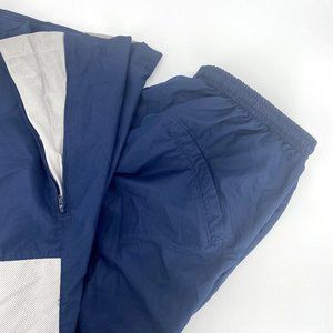 Vintage 90s Nike Lined Windbreaker Track Sweatpants Joggers Gray Tag Blue Size L